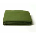 Tarps Now 8 ft x 12 ft Heavy Duty 20 Mil Tarp, Olive Green, Polyester / Canvas FSPCGN-0812